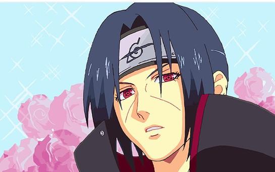Itachi Sharingan paint by numbers