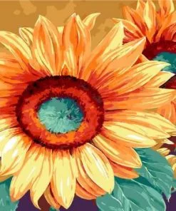 Blooming Sunflowers Paint By Numbers