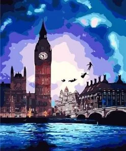Peter Pan Big Ben Cities Paint By Numbers
