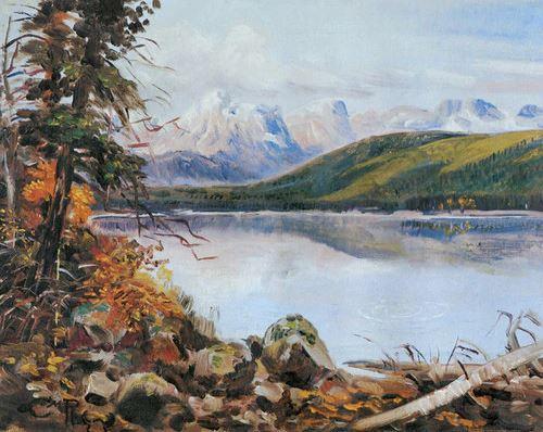 Lake McDonald paint by numbers