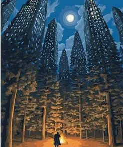 Magical Realism Forest Paint By Numbers