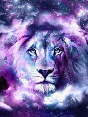 Lion Of The Galaxy paint by numbers