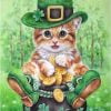 Cat St Patricks Day Paint By Numbers