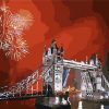 London Tower Bridge Fireworks paint by numbers