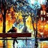 Lonely Men In Park paint by numbers