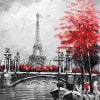 Seine River Eiffel Tower Paint By Numbers