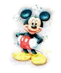 Mickey Mouse Paint By Numbers