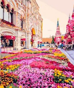 Moscow Flowers paint by numbers