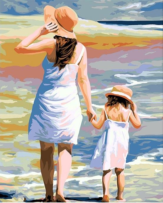Mother and Daughter paint by numbers