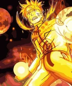 Naruto Nine Tails Paint By Numbers