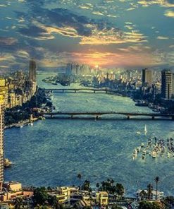 Nile In Cairo paint by numbers