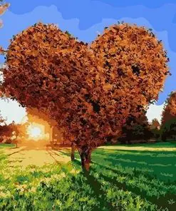 Heart Tree Paint By Numbers
