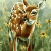 baby deer paint by numbers
