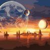 Wonderful Universe Planet Landscape Paint By Numbers