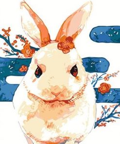 Cute Baby Rabbit Paint By Numbers