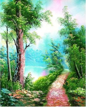 Pathway Paradise Paint By Numbers