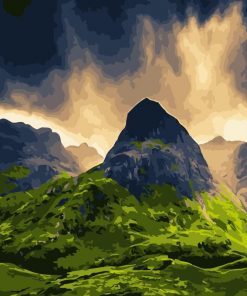 Glen Coe Mountain Paint By Numbers