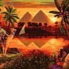 Sunset Pyramids Paint By Numbers