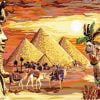 Egyptian Desert Landscape Paint By Numbers