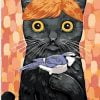 Cat And Bird Paint By Numbers