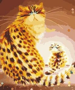 Cat And Kitty Paint By Numbers