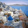 Santorini Greece Paint By Numbers