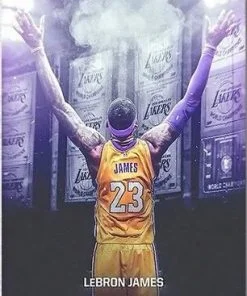 Lebron James paint by numbers