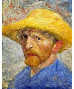 Self Portrait With A Straw Hat Paint By Numbers