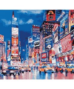 Times Square New York Paint By Numbers
