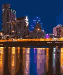 Austin Texas Paint By Numbers