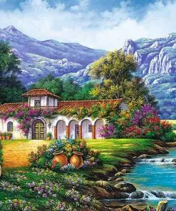 Countryside House Paint By Numbers