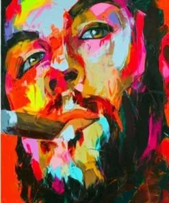 Colorful Che Guevara Art Paint By Numbers
