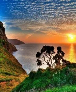 Valley of The Rocks At Sunset Paint By Numbers