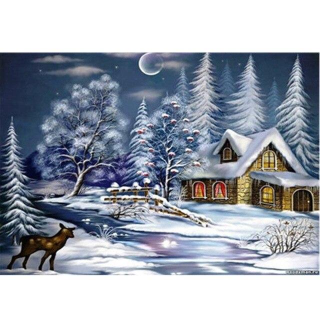 Winter & Snow Beauty - Paint by Numbers Home