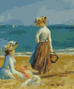 Figures On Beach Paint By Numbers