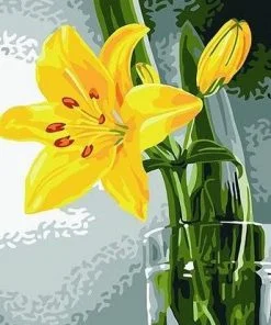 Yellow Lily Paint By Numbers