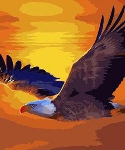 Twilight Eagle Paint By Numbers