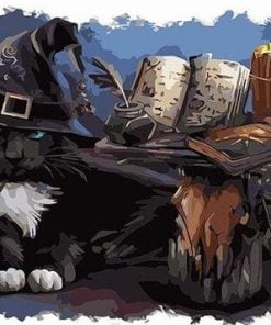 The Witch Cat Paint By Numbers