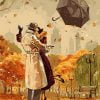 Couple In Autumn Paint By Numbers