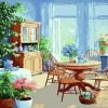 Indoor Tea Room Paint By Numbers