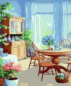 Indoor Tea Room Paint By Numbers