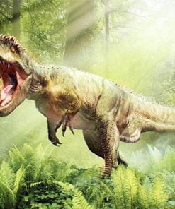 Mad Dinosaur Paint By Numbers