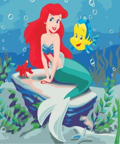 The Little Mermaid Paint By Numbers