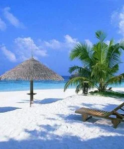 Caribbean Beach Paint By Numbers
