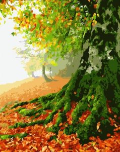 Big Tree Landscape Paint By Numbers - Numeral Paint Kit
