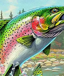 Salmon Fish Paint By Numbers