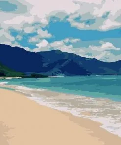 Island Beach Paint By Numbers
