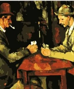 The Card Player Paul Cezanne Paint By Numbers