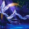 Flying Phoenix Birds Paint By Numbers