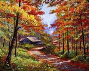 Fall Forest Paint By Numbers